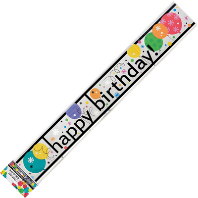 Breezy Birthday Happy Birthday Foil Banner 1