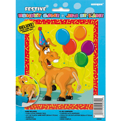 Festive Donkey Blindfold Game 1