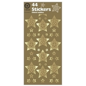 Gold Stars Sticker Sheet