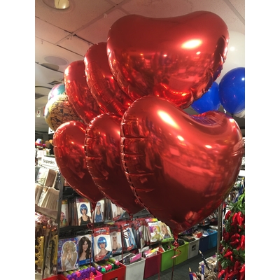 Jumbo Heart Foil Balloon Bouquet