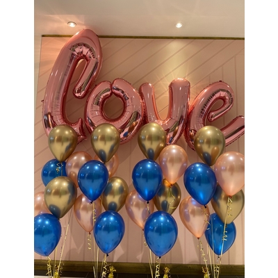 Love Engagement Party Balloon Bouquet