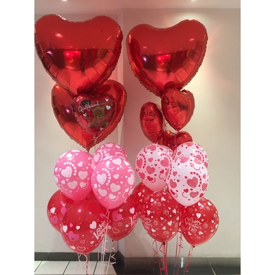 Love Hearts Balloon Bouquet