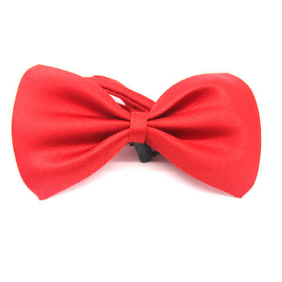 Plain Bow Tie Red