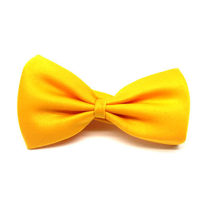 Plain Bow Tie - Yellow - Online Costume Shop - Australia