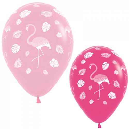 Sempertex 30cm Pink Flamingo Latex Balloon