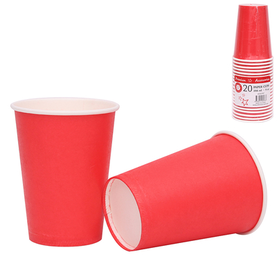 Shmick 20 Paper Cups Red