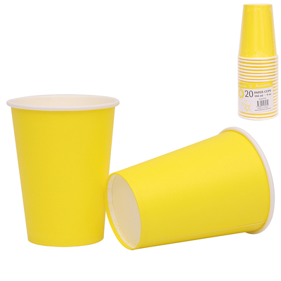 Shmick 20 Paper Cups Yellow