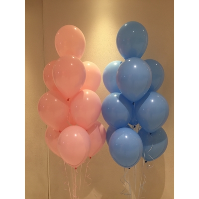Simple Plain Colour Balloon Bouquet