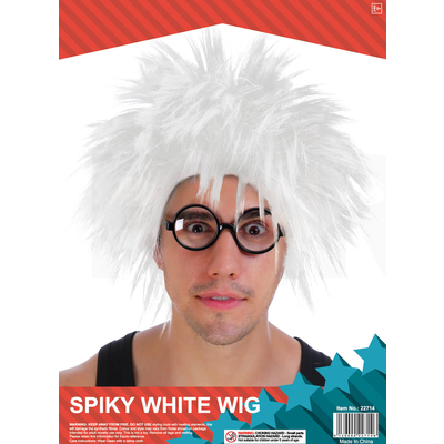 Spiky White Wig