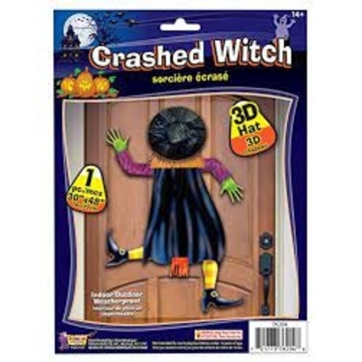 Crashed Witch with 3D Hat Back Drop