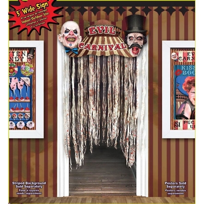 Evil Carnival Doorway Curtain