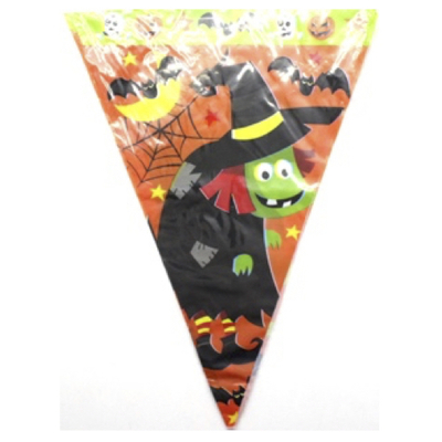 Frankenstein and Witch Plastic Bunting Flag