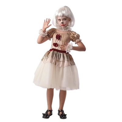 Girl Evil Creepy Clown Costume