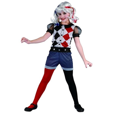 Girl Pretty Clown Harley Quinn Costume - Online Costume Shop - Australia