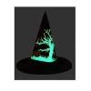 Glow in the Dark Witch Hat Tree with Pumpkin 1