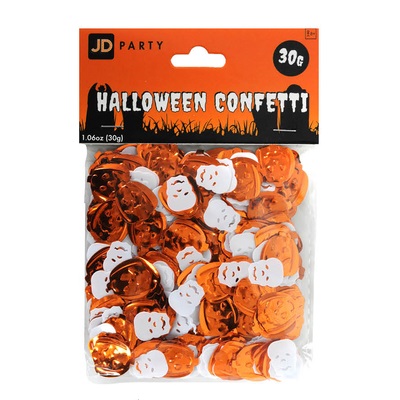 Halloween Pumpkin Skull Confetti 1