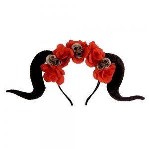 Roses Horns Headband