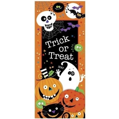 Spooky Pumpkin Trick or Treat Door Poster