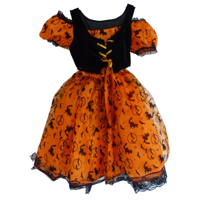 Orange Witch Dress