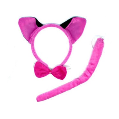 3pcs Animal Set Pink Cat