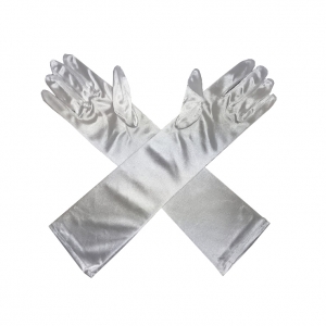 Long Stain White Gloves