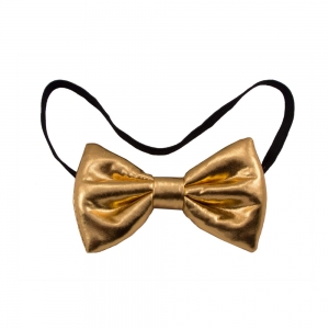 Metallic Gold Bow Tie