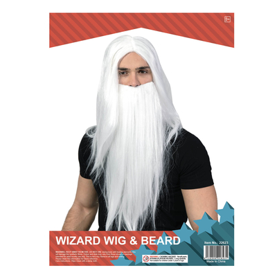 Wizard Wig Beard Set