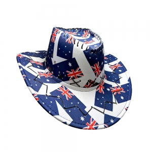 Aussie Flag Design Cowboy Hat