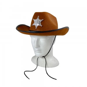 Brown Sheriff Cowboy Hat