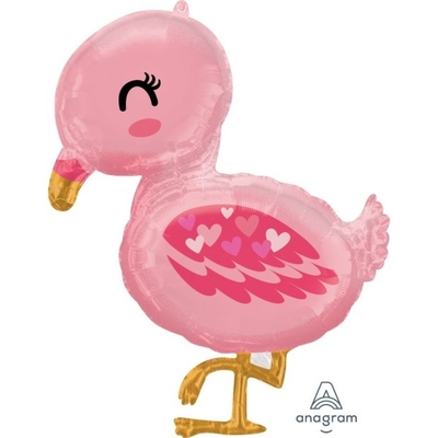 Flamingo Baby SuperShape Foil Balloon
