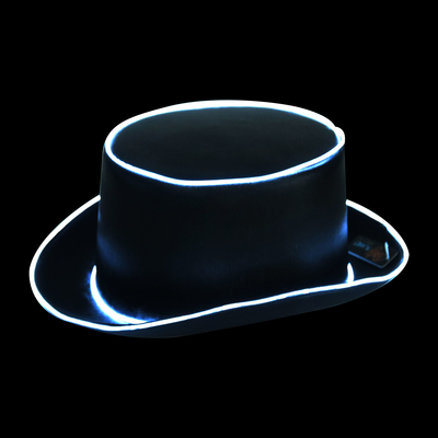 Light Up Black Top Hat