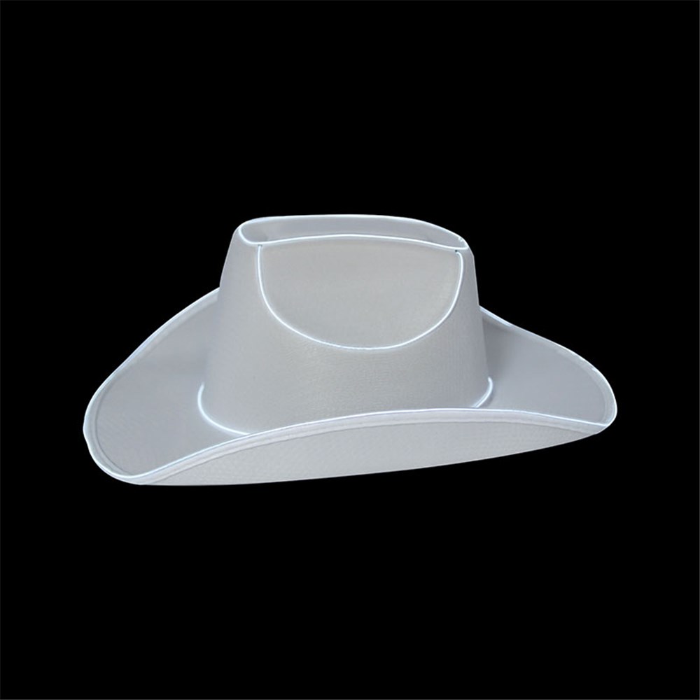 Light Up Cowgirl Hat White