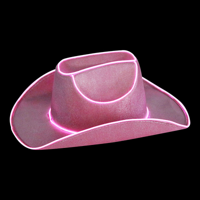 Pink Light Up Cowgirl Hat