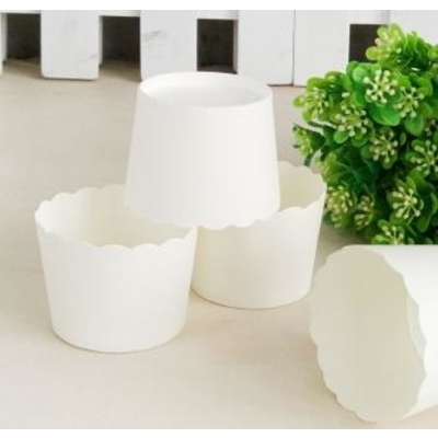 30pk White Kraft Paper Baking Cups