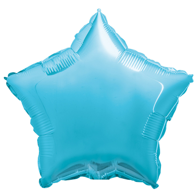 45cm Baby Blue Star Foil Balloon