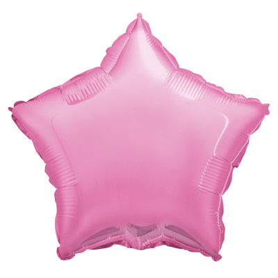 45cm Pastel Pink Star Foil Balloon
