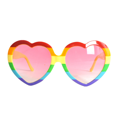Rainbow Hearts Glasses