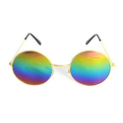 Rainbow Hippie Glasses