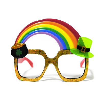 Rainbow with Pot of Gold Glasses