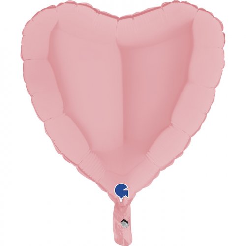 46cm Matte Pink Heart Balloon