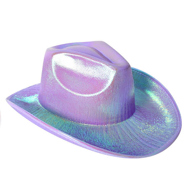Purple Metallic Cowboy Hat 1