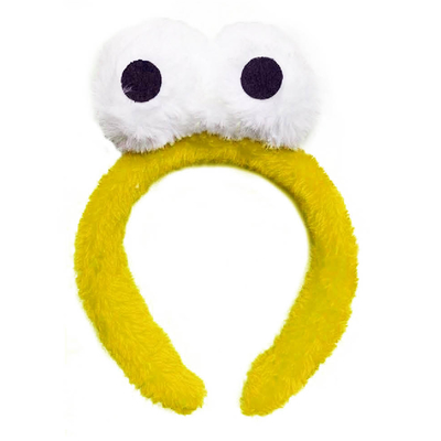 Yellow Fluffy Monster Headband
