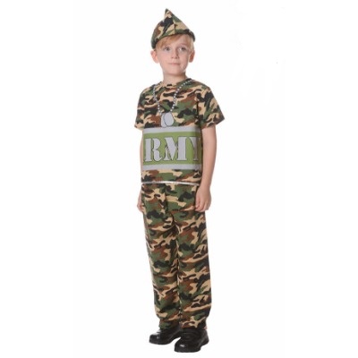 Children Army Costume