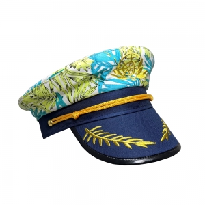 Hawaii Tropical Design Captain Hat