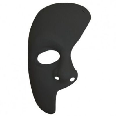 Black Phantom Of The Opera Mask 1