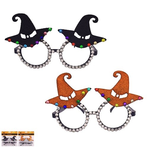 Blinged Witch Hat Glasses