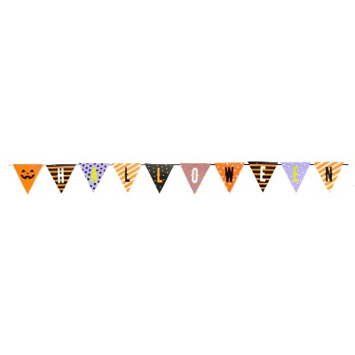Colourful Halloween Bunting Decoration