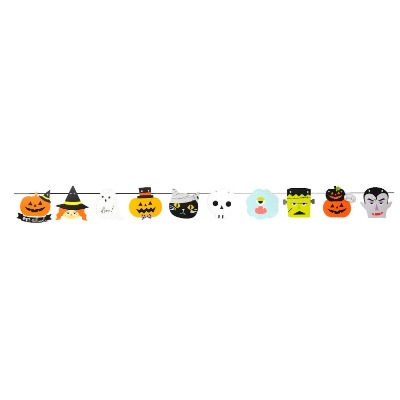 Halloween Characters Bunting Decoration