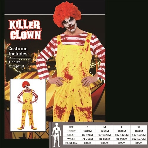 Killer Donald Clown Costume