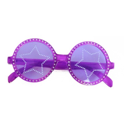Popstar Star Party Glasses Purple